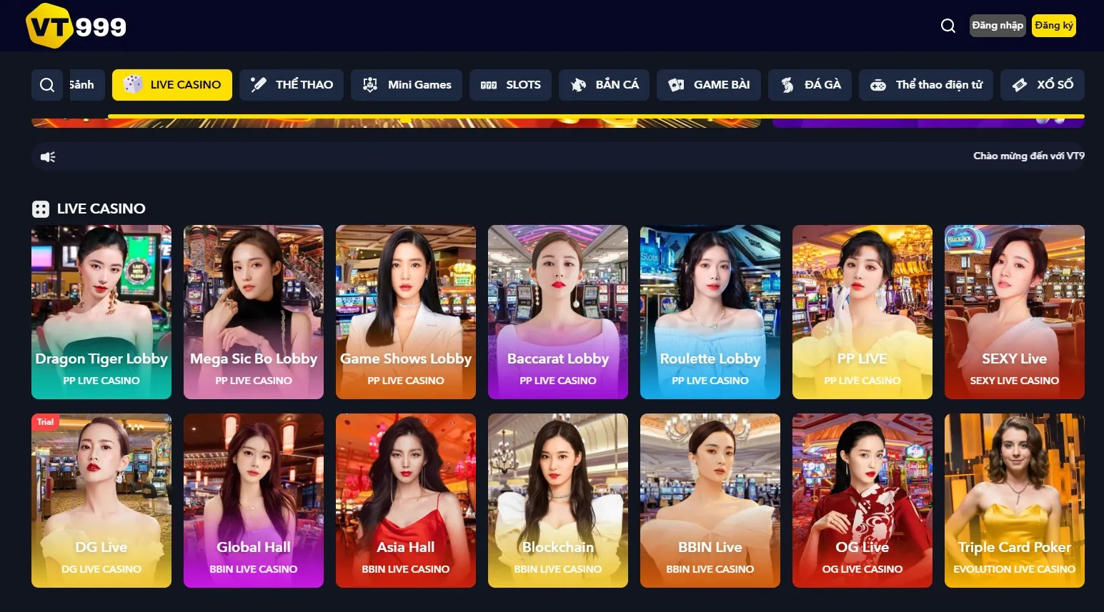 live casino Vt999